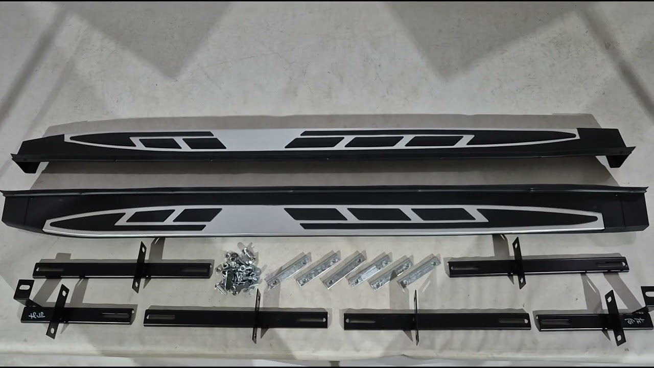 Mitsubishi Outlander 2012-2021 рр. Бокові пороги OEM V2 (2 шт, алюміній) Video 1