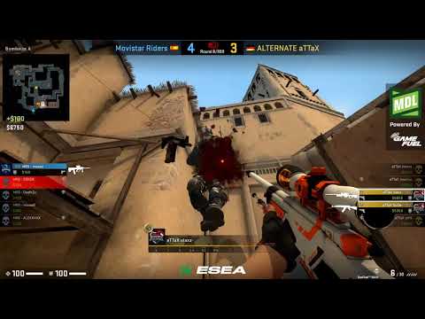 ESEA MDL SEASON 31 EUROPE MOVISTAR RIDERS VS ALTERNATE ATTAX | MIRAGE | CSGO 2019