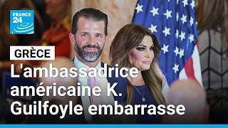 En Grèce, l'ambassadrice américaine Kimberly Guilfoyle embarrasse jusqu'à Washington