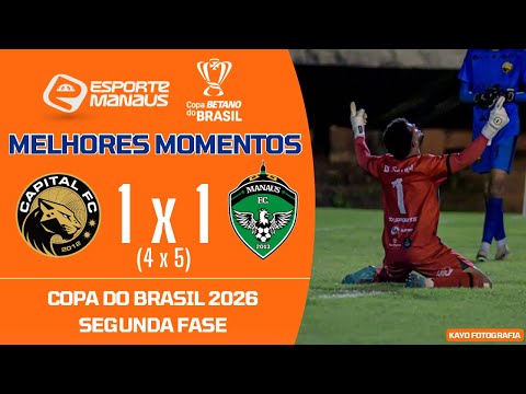 Capital FC 1x1 Manaus FC