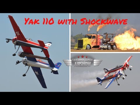 55+55 = Yak 110 .. California Capital Airshow 2018 (4K)
