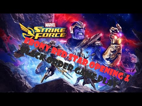 Ebony Maw Red Star Opening & Black Order Game Play