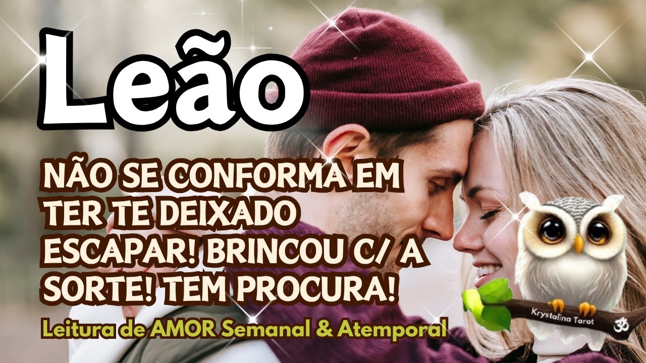 ♌ LEO💘 CAN'T CONFORM THAT HE LET YOU ESCAPE! 🤦🏻‍♂️ HE PLAYED WITH LUCK! 💔 HE'S LOOKING FOR HIM! 💌🙏🏻✨