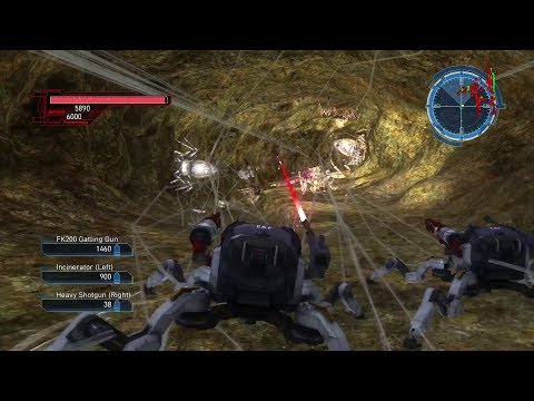 EDF Earth Defense Force 5 M 33 Cave Invasion Stage 2 - Air Raider Inferno