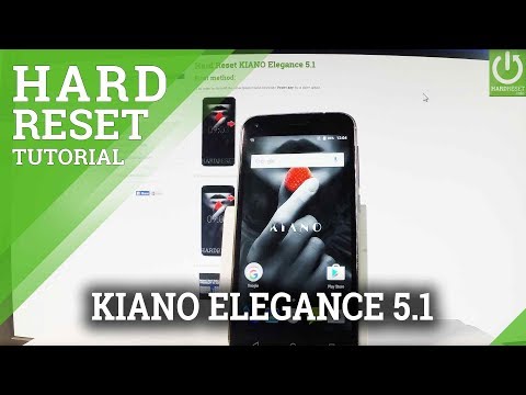 Hard Reset KIANO Elegance 5.1 - Bypass Screen Lock / Master Reset
