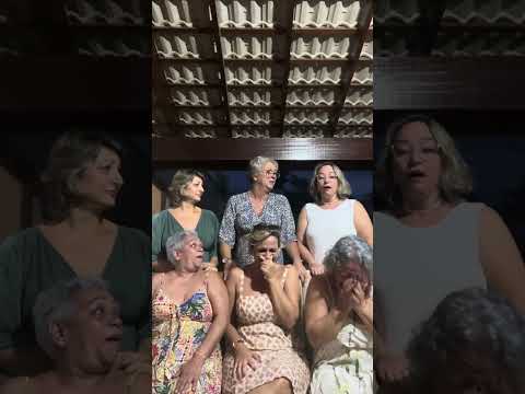 Family of women are trying to imitate an opera singer and it goes hilariously wrong!