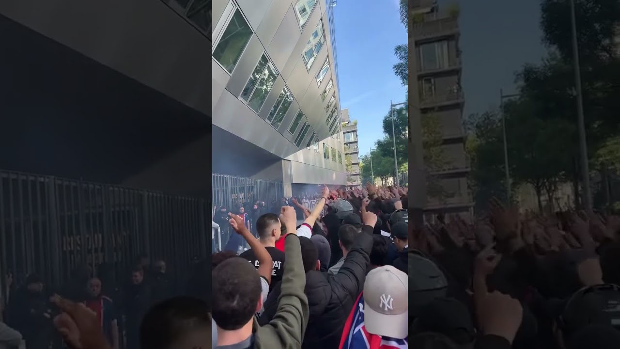 PSG fans are now chanting “Messi son of b**ch” outside the club’s