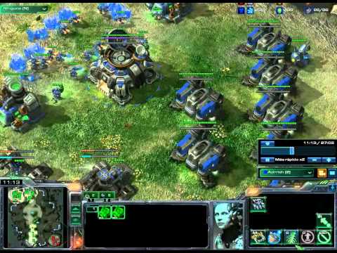 HoTS StarCraft 2 Wings of Liberty! 1v1 Terran fight! EPIC WIN