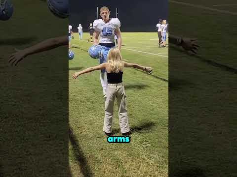 she just wanted a hug from her brother