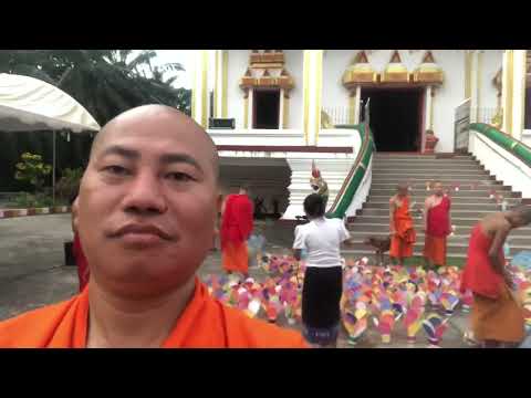 19h 29.10.2023 wat that luang Laos tiến sĩ thíchtâmphúc Budista annamnikayathai
