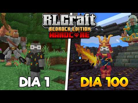 100 DÍAS en RLCraft Bedrock en Minecraft Hardcore