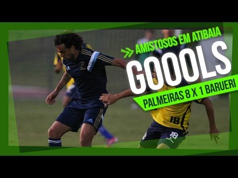 Goleada! Verdão marca oito vezes contra o Barueri em jogo-treino