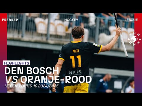 Den Bosch - Oranje-Rood 🏑 Tulp Hoofdklasse Heren ‘24/’25 RONDE 10 | Samenvatting