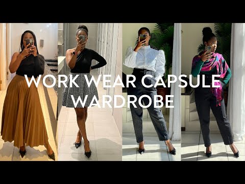 How to build a capsule wardrobe for work in 2024 | Kaizen Tshego