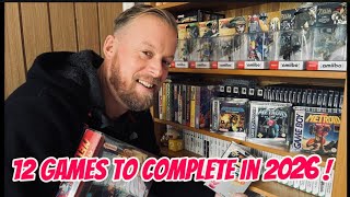 12 Games to Complete in 2026 #videogames #retrogaming #gamingchannel 