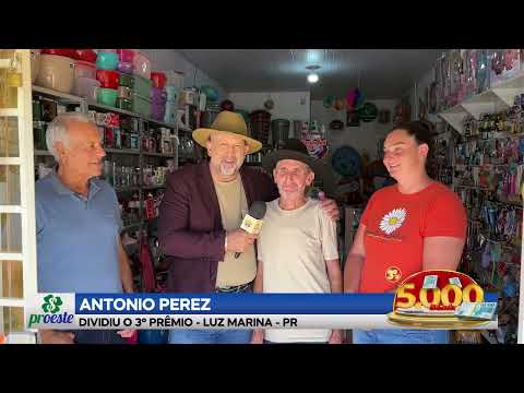 Antonio Perez - Didiviu o 3º Prêmio - São José das Palmeiras - 04.01.2026