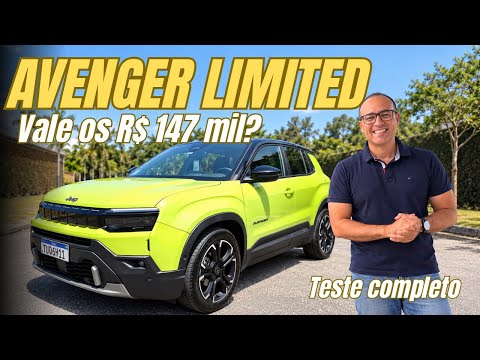 JEEP AVENGER LIMITED COM TETO, ADAS e motor MHEV vale R$ 147 mil?