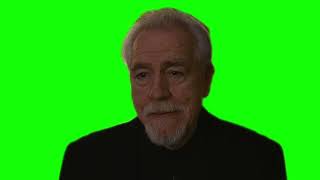 Logan Roy "money wins" Succession green screen