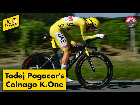 Tadej Pogačar's Colnago K.One Time Trial Bike with CUSTOM EXTENSIONS | Tour de France 2021