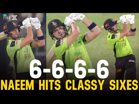 WHAT A SHOTS BY MOHAMMAD NAEEM 👌| Quetta Gladiators vs Lahore Qalandars | M 34 | HBL PSL X | M3O1K