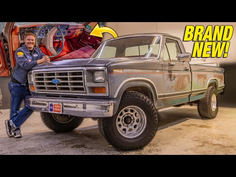 FORGOTTEN 1986 Ford F250 Get's a BRAND NEW INTERIOR!