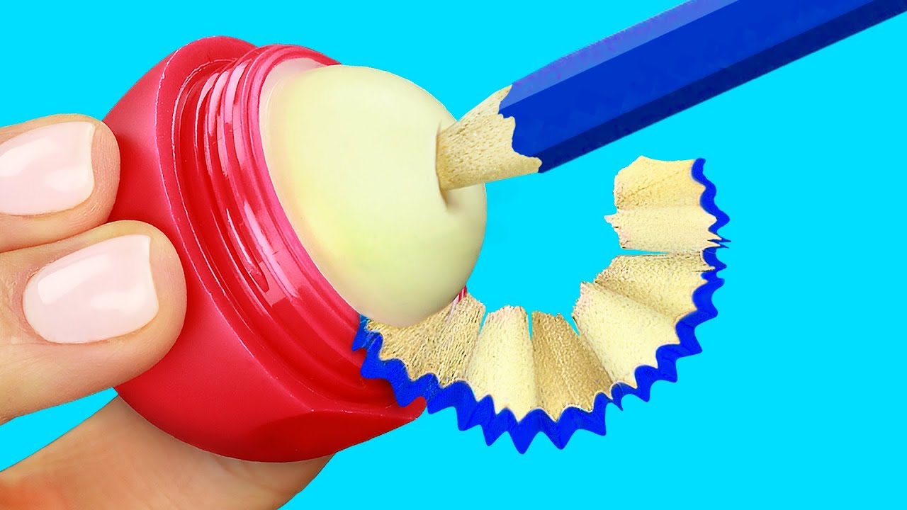 12 пранков и лайфхаков для школы / Косметика в виде канцелярии