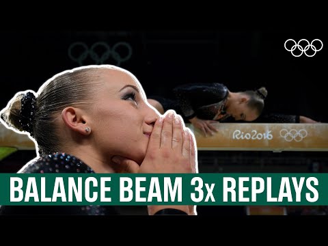 All Sanne Wevers 🇳🇱Balance Beam Routines at the same time!