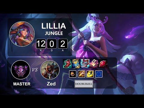 Vorax Liberty Yampi Jungle Lillia vs Zed - LOL EUW Master Season 11 Patch 11.20