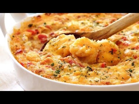 Cook with me! Shrimp and grits casserole