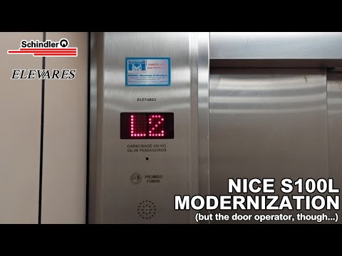 Schindler S100L-MS (mod. Elevares) Traction Elevators - Main Avenue Office Tower, Downtown - MG, BR