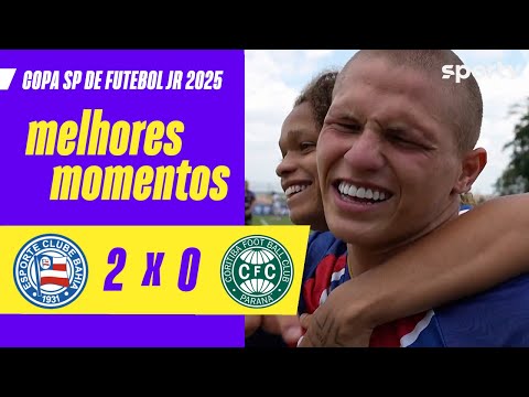 Gols e lances de Bahia x Coritiba