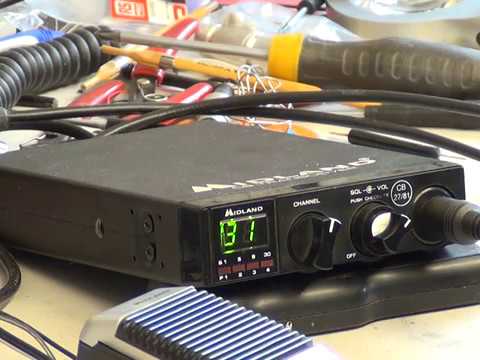 Midland 77-805D UK CB 27/81 Transportable CB radio -On The Air Test
