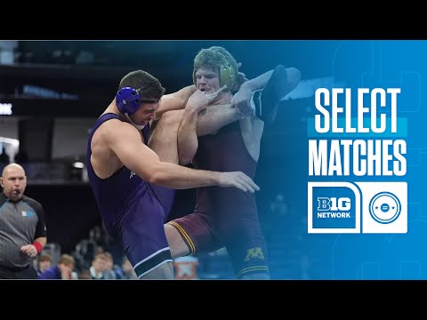 Select Matches: Minnesota at Northwestern | Big Ten Wrestling | 01/26/2025