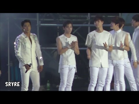 141018 45 ending Hope SMROOKIES Taeyong Johnny Yuta Jaehyun Hansol Yunho SHINee Amber @ SMTOWN in 上海