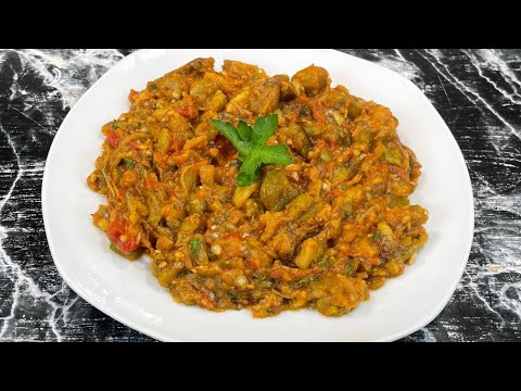 Grilled Eggplant Caviar with Peppers and Tomatoes