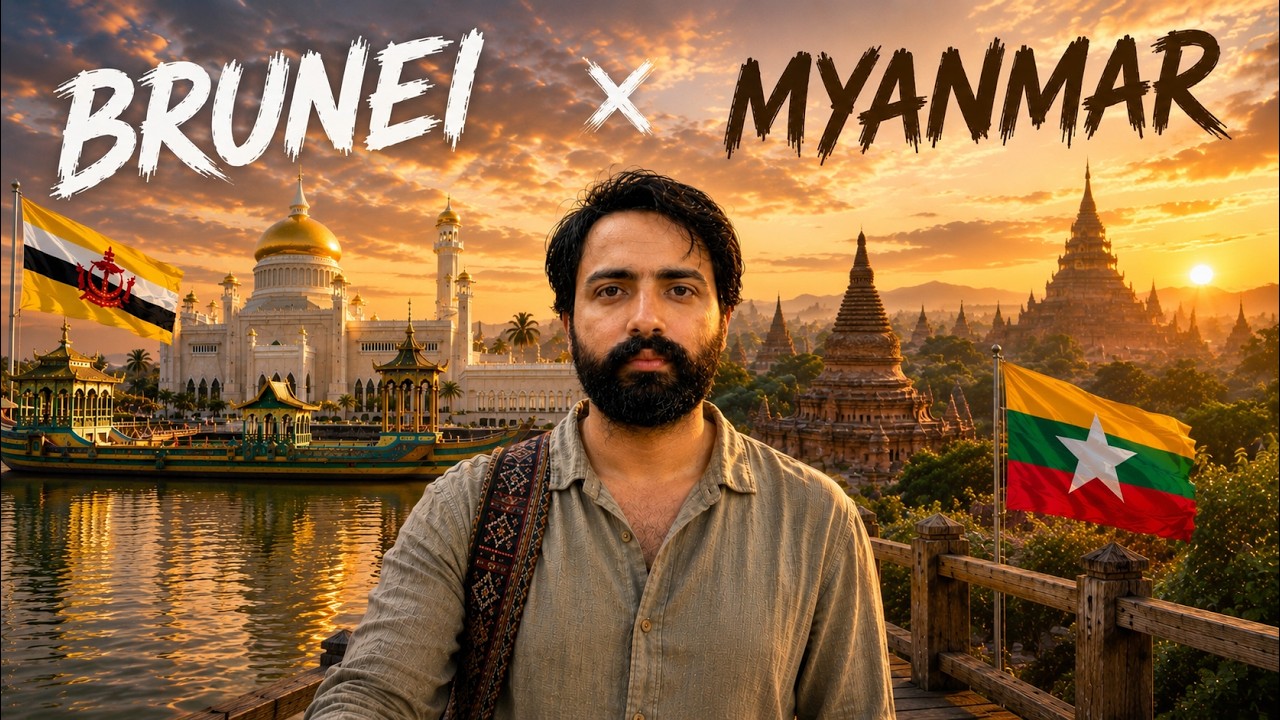 Brunei → Singapore → Thailand → Myanmar 🇲🇲 🇸🇬 🇧🇳 🇹🇭