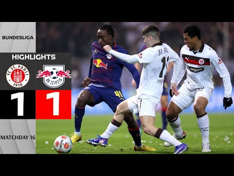 St Pauli - RB Leipzig | 1-1 | Highlights | Bundesliga 2025-26 | st pauli leipzig