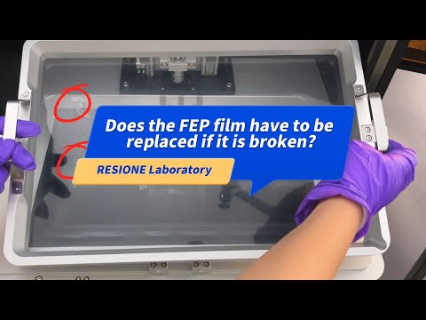 【RESIONE Lab】Does the FEP film have to be replaced if it is broken?
