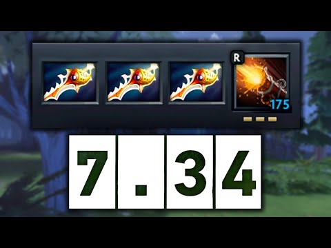 x3 Divine Sniper 7.34 One Shot Build 39 Kills | Dota 2 Gameplay
