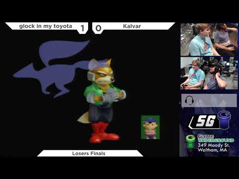 SG 21.7 SSBM - glock in my toyota (Fox, Game & Watch) vs. Kalvar (Ness, Marth) - Melee LF