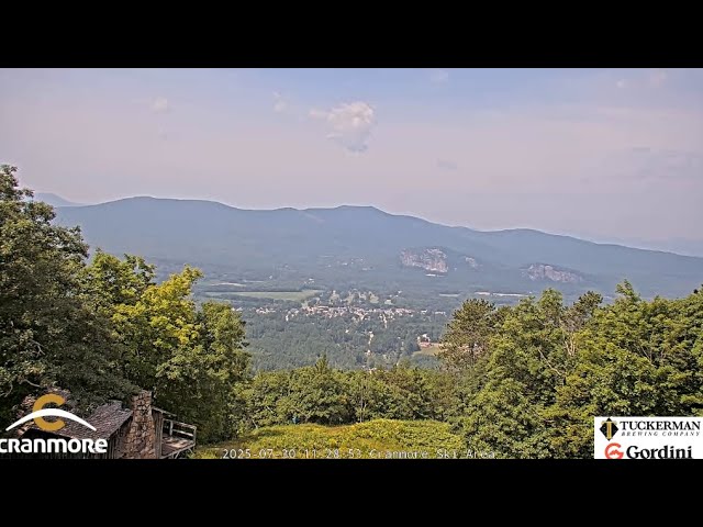 Live webcam view of Vista del valle desde Cranmore