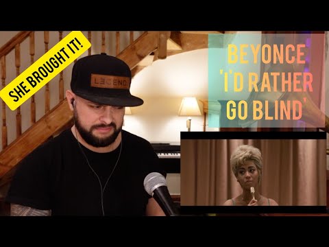 🐐 SHE'S JUST A GOAT | BEYONCE - I'D RATHER GO BLIND (UK SINGER REACTION)