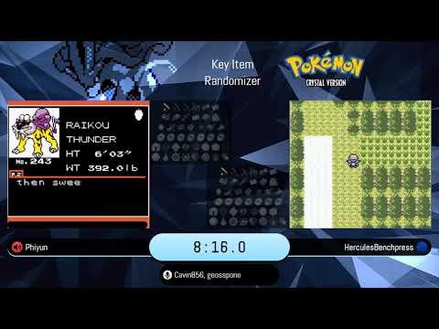 Pokemon Crystal Randomizer Key Item Rando Tournament - phiyun vs. herculesbenchpress