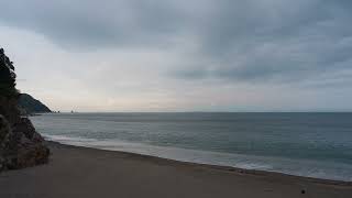 夕方の海／evening sea／w0115