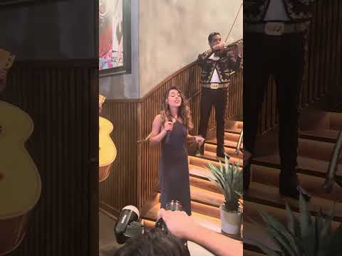 Mariachi Arraigo de America accompanied Danna Paola to "Aun te quiero" / Dallas, TX / 214-403-9118