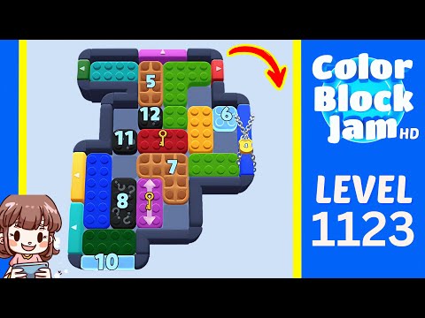 Color Block Jam Level 1123 Solution Walkthrough