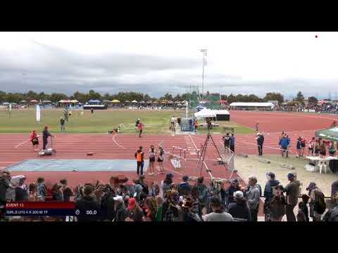 Girls U15 4 x 200m Timed Final 1 - 2019 SUBWAY State Relay Championships // LAVicTV