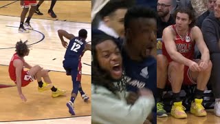 Josh Giddy WANTED TO cry AFTER ANKLES BROKEN & mocked by DeAndre Hunter! HAhahaha!
