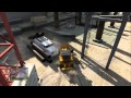 Grand Theft Auto V - Random Events: Save Jimmy Shapiro Trapped in Truck Use Bulldozer Push Pile PS3