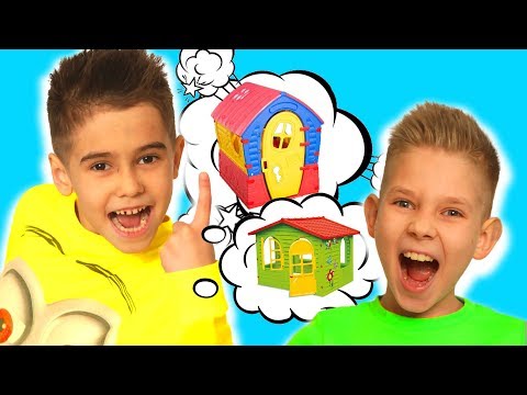 Pasha dhe Ilya tregojnë se si për të ndërtuar shtëpi për fëmijët